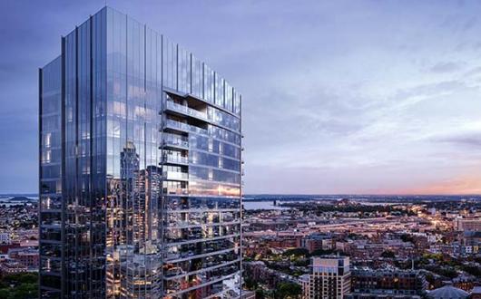 Guests can enjoy views across Boston 