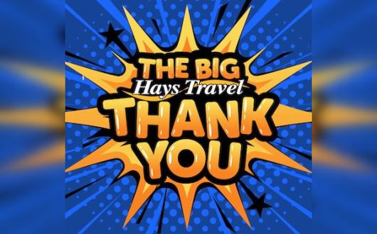 Big hays travel thank you, sept 23