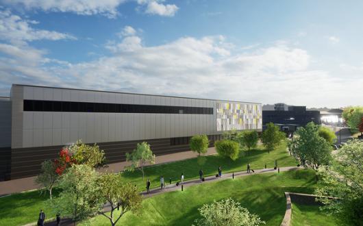 An illustration of how Leeds Bradford airport will look from 2026