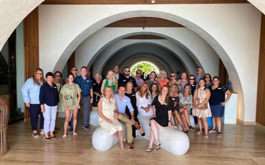 The group stayed at Breathless Cancun Soul & Impression Moxche by Secrets