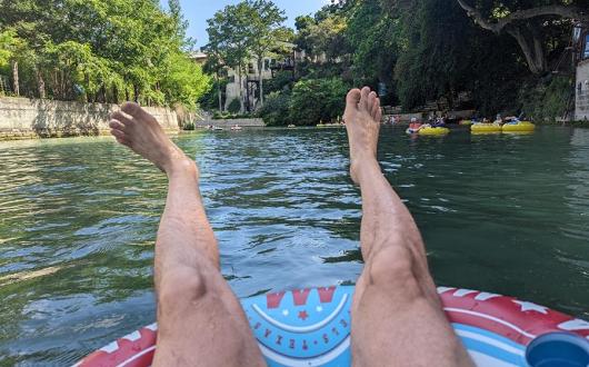 Comal river tubing