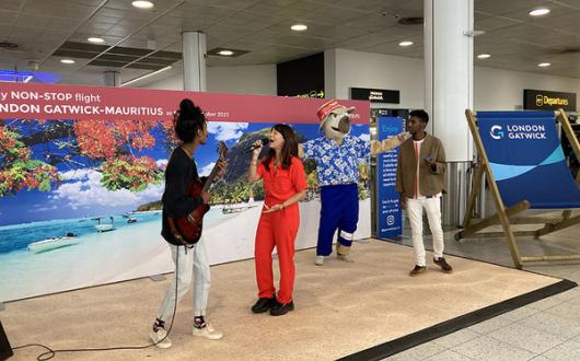 Air Mauritius route launch Gatwick Oct 23
