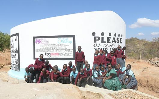 The children at Kenya’s Kavuvwani Primary School now have access to clean, safe drinking water thanks to funds raised at the TTG Luxury Travel Awards 2023