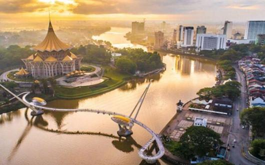 Kuching Waterfront, Sarawak, Malaysia