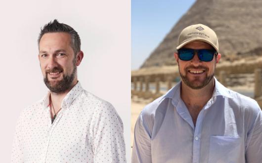 Dave Bishop (left) and Justin Huxter share their top networking tips 