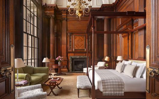 The grand one-bedroom Granville Suite is named after Christine Granville, rumoured to be Churchill's favourite spy