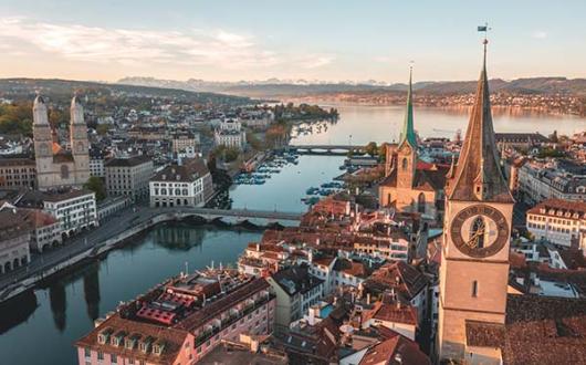 Zurich was ranked as the world's most expensive city, alongside Singapore. Credit:  Henrique Ferreira / Unsplash