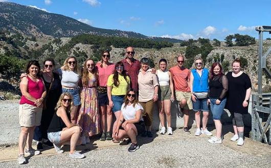 The Sustainable Travel Ambassadors joined a series of fam trips in 2023, including to Crete