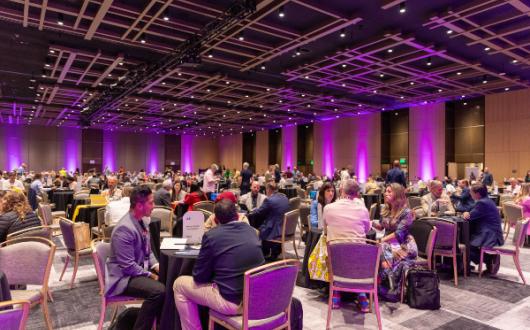 Agents meet with suppliers on the Proud Experiences show floor at last year's event