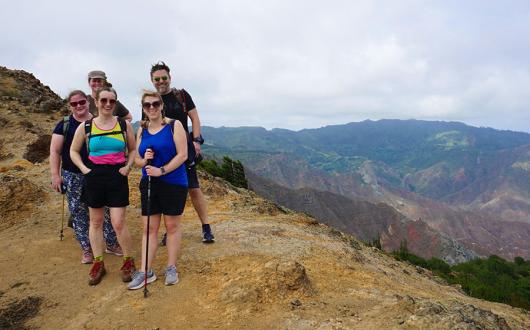 St Helena fam trip 2024 scenic hiking