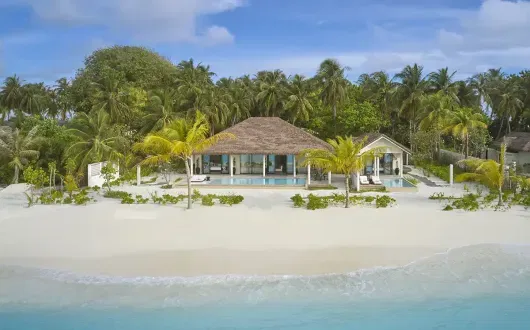 A two-bedroom Residence with two beach pools at Villa Haven 