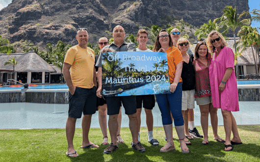 Off Broadway Travel in Mauritius with TV series winner Alfie Watts