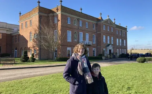 TTG Luxury's Charlotte at Four Seasons Hotel Hampshire with her family