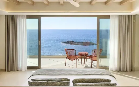 Guests at Iberostar Selection Es Trenc enjoy sea views from their rooms