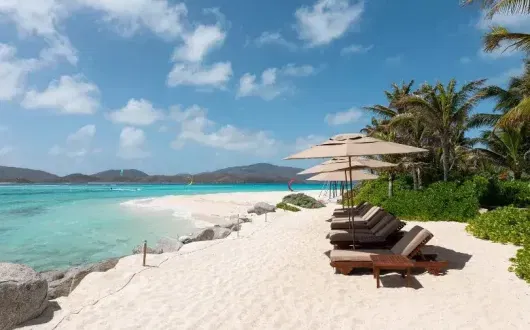 Necker Island main beach