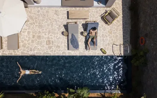 A tropical family grand pavilion at Domes Zeen Chania