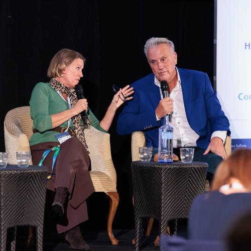 Susie de Carteret and Steve Endacott at 2025 Aito Overseas Conference