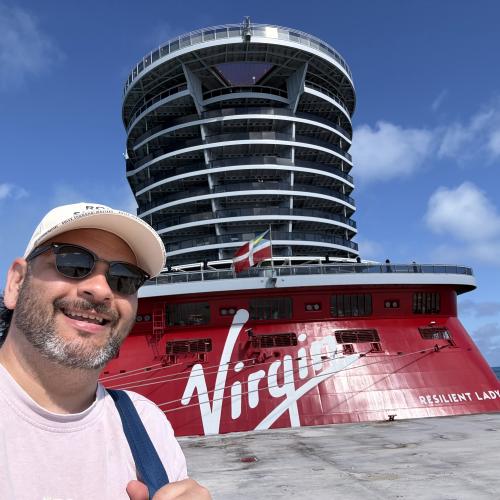 Kieran enjoyed a Caribbean sailing onboard Resilient Lady in April 