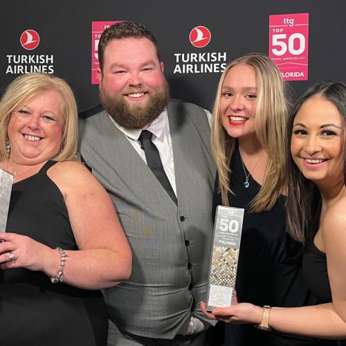 The ArrangeMY Escape team, named the UK and Ireland's top agency