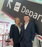 Michael Connolly and Sarah Baum, co-founders at AllWays Travel