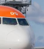 An easyJet aircraft pictured on the tarmac