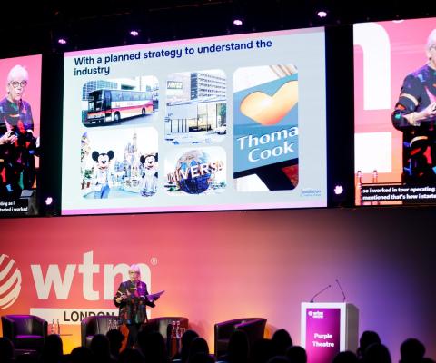 Jo Rzymowska presents at the ITT Future You Forum at WTM London