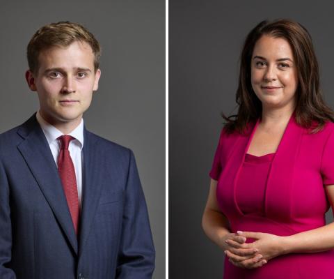 New maritime minister Keir Mather and tourism minister Stephanie Peacock