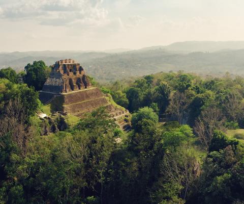 Xunantunich, an ancient Maya archaeological site in Belize