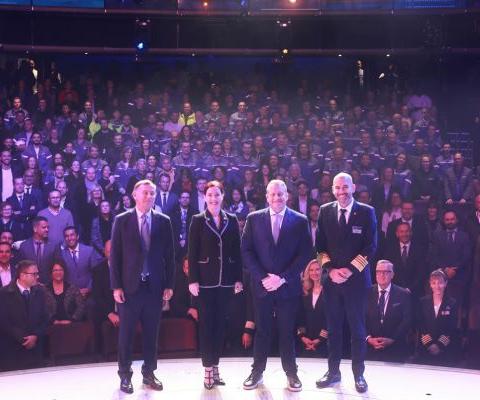 Celebrity Xcel's delivery ceremony