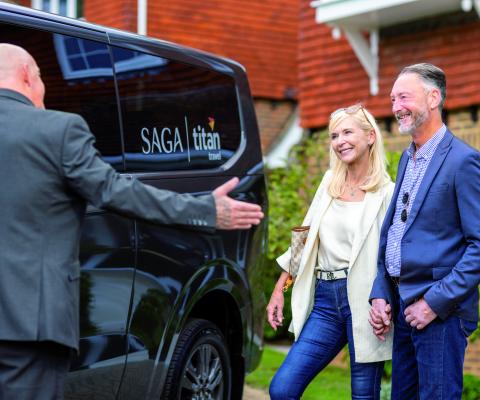 Customers enjoy a chauffeur service from home with Titan Travel