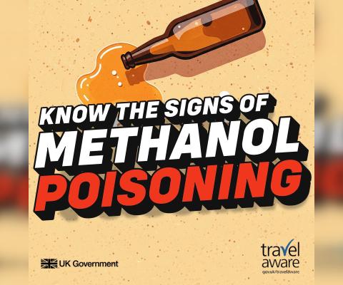 The FCDO is running a methanol poisoning campaign