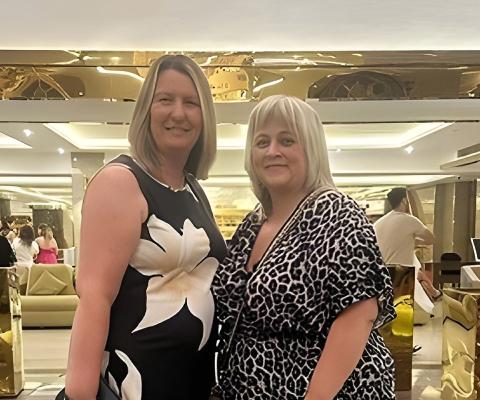 Lynda Malloy (right) joins Sarah Lavender (left) at Red Sea Holidays