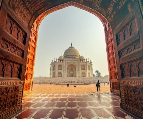 Taj Mahal, India, with Explore