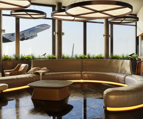 Airport lounge Credit: iStock / onurdongel