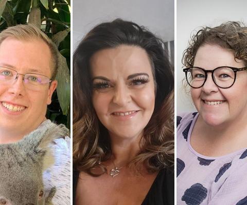 Ben Langsdale, Carol DeMartini and Helen Maltby