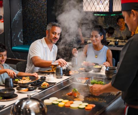 Dining at Umai onboard Princess Cruises' Sun Princess