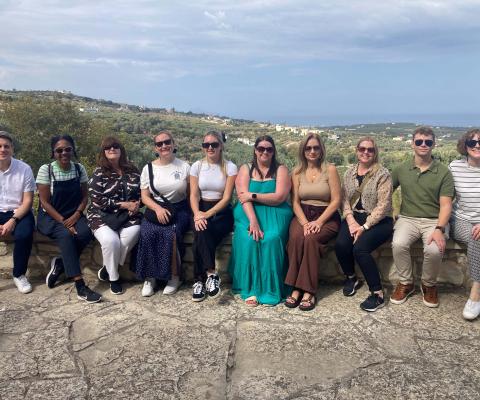 Some of this year's TTG Sustainable Travel Ambassadors on a fam trip to Crete with easyJet holidays and the Greek National Tourism Organisation