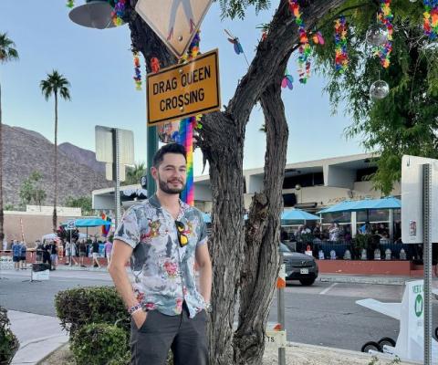 Jake Graf in Palm Springs