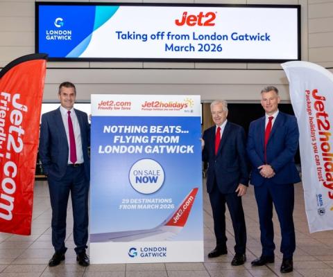 Jet2 is expanding to Gatwick airport