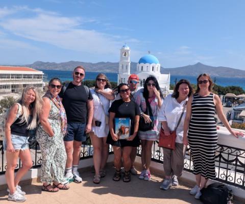 Olympic Holidays fam group in Agistri