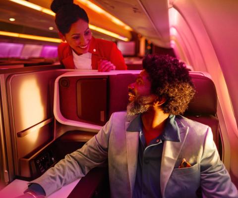 Virgin Atlantic's Upper cabin