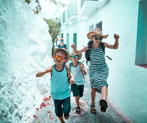 A family explore in the summer with easyJet holidays 
