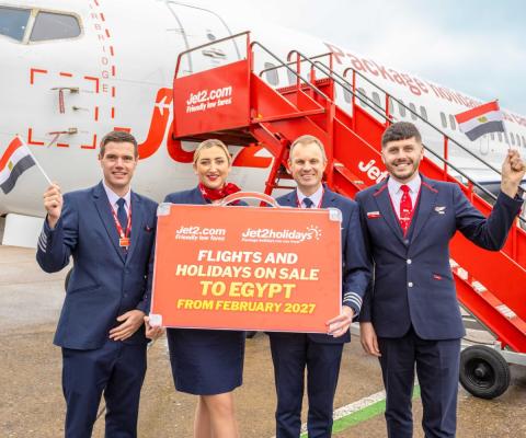 Jet2's first Egypt flights for more than 15 years will take off in February 2027