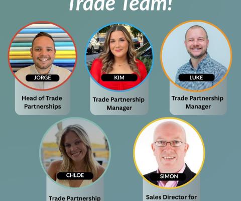 SHG Expanded Trade Team.  Images shows SHG Trade team members.