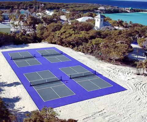 Holland America Line, Half Moon Cay pickleball courts