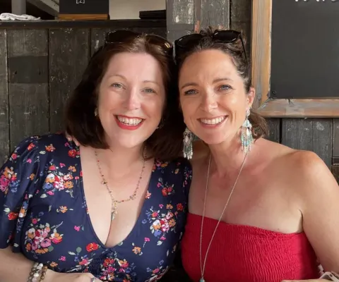 Jo O'Connell (right) will be joined by her sister Lisa for the challenge