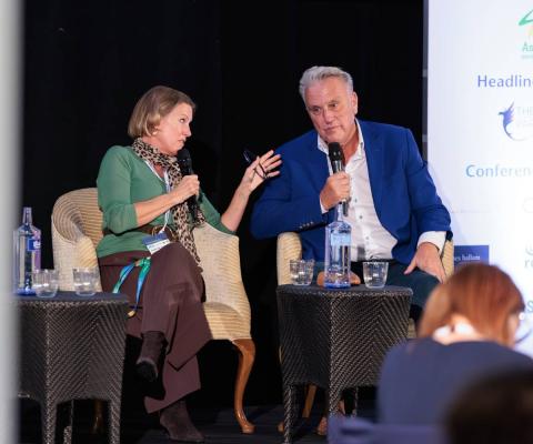 Susie de Carteret and Steve Endacott at 2025 Aito Overseas Conference