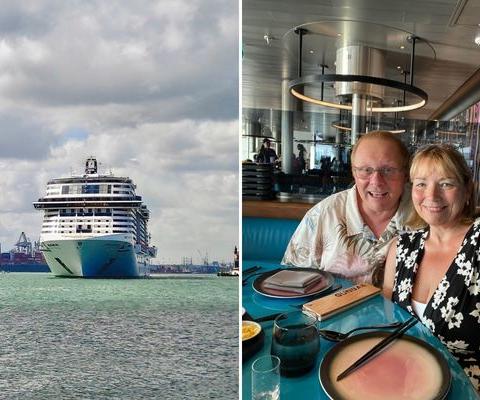 MSC Virtuosa and Vikki Coffey