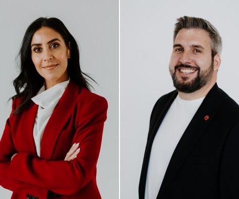 Sarah Lancashire and Simon Applebaum