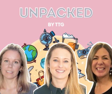 TTG's Sophie Griffiths (centre) and Katherine Masters (left) were joined for the latest episode by Travel by Hannah owner Hannah Porter